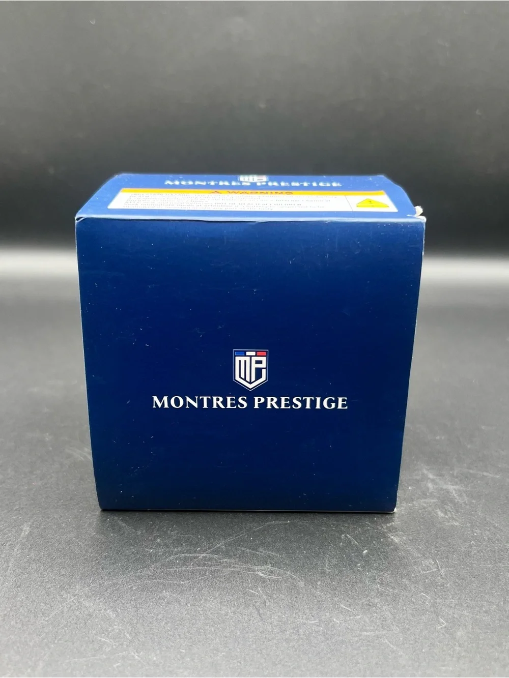 Montres Prestige MPW-0349 Men’s 44.5mm Gold-Tone Chronograph Blue Dial Watch